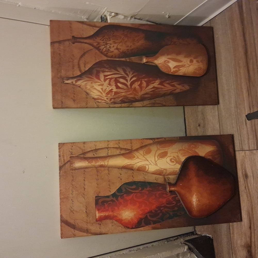 Decorative Vase Wall Art Set